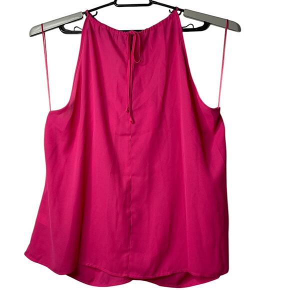 1.State Beaded Strap Fuchsia Beaded Halter Top Camisole Blouse Size XX Large New - Picture 2 of 15